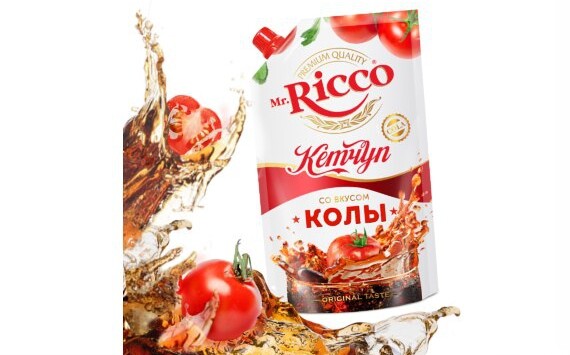 Кетчуп Mr.Ricco теперь со вкусом колы